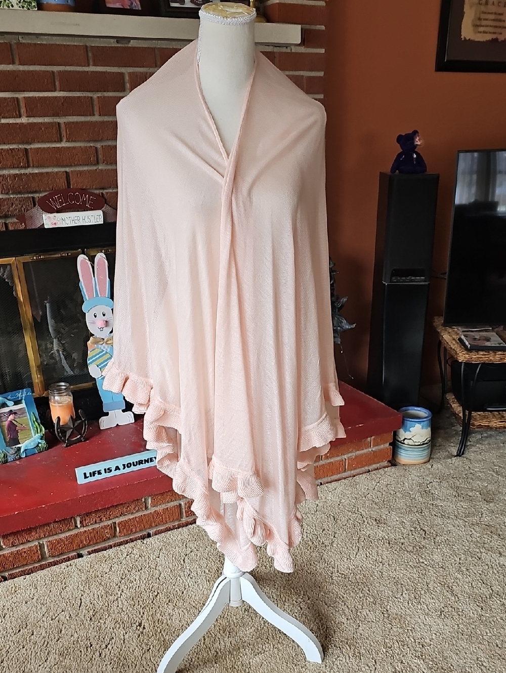 Wrap by Kaari Blue Peach Color OS NWT